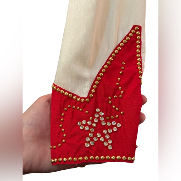 Kippy’s Coronado Swarovski Crystal Embroidered Western Style Riding Shirt - Picture 8 of 11